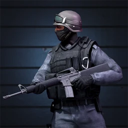Ikon FPS Aksi Polisi Penembak SWAT